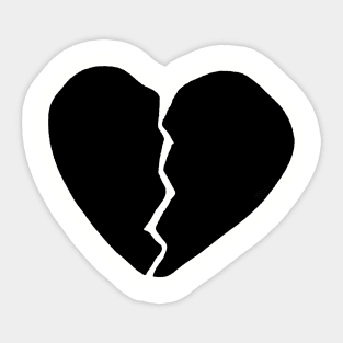 Black Heart Sticker